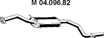 Eberspächer 04.096.82 - Средний глушитель выхлопных газов autosila-amz.com
