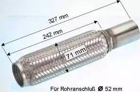 Eberspächer 04.001.79 - Гофрированная труба, выхлопная система autosila-amz.com