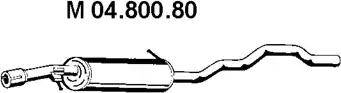 Eberspächer 04.800.80 - Средний глушитель выхлопных газов autosila-amz.com