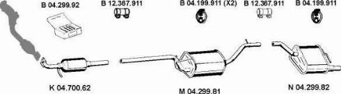 Eberspächer 042068 - Система выпуска ОГ autosila-amz.com