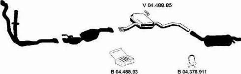 Eberspächer 042206 - Система выпуска ОГ autosila-amz.com