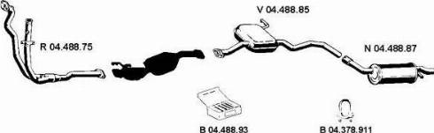 Eberspächer 042207 - Система выпуска ОГ autosila-amz.com