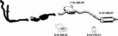 Eberspächer 042224 - Система выпуска ОГ autosila-amz.com