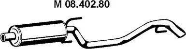 Eberspächer 08.402.80 - Средний глушитель выхлопных газов autosila-amz.com