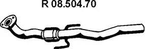 Eberspächer 08.504.70 - Труба выхлопного газа autosila-amz.com