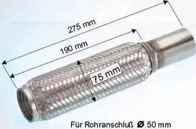 Eberspächer 08.003.79 - Гофрированная труба, выхлопная система autosila-amz.com