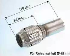 Eberspächer 08.002.79 - Гофрированная труба, выхлопная система autosila-amz.com