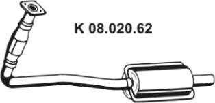 Eberspächer 08.020.62 - Катализатор autosila-amz.com