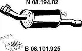 Eberspächer 08.194.82 - Глушитель выхлопных газов, конечный autosila-amz.com