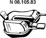 Eberspächer 08.105.83 - Глушитель выхлопных газов, конечный autosila-amz.com