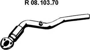 Eberspächer 08.103.70 - Труба выхлопного газа autosila-amz.com