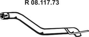 Eberspächer 08.117.73 - Труба выхлопного газа autosila-amz.com