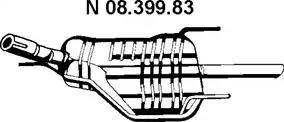 Eberspächer 08.399.83 - Глушитель выхлопных газов, конечный autosila-amz.com