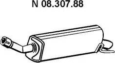 Eberspächer 08.307.88 - Глушитель выхлопных газов, конечный autosila-amz.com