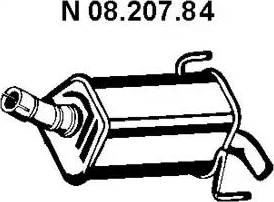 Eberspächer 08.207.84 - Глушитель выхлопных газов, конечный autosila-amz.com