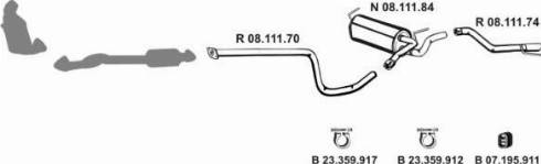 Eberspächer 082777 - Система выпуска ОГ autosila-amz.com