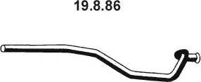 Eberspächer 19.8.86 - Труба выхлопного газа autosila-amz.com