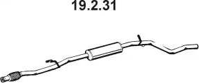 Eberspächer 19.2.31 - Средний глушитель выхлопных газов autosila-amz.com