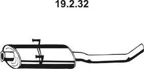 Eberspächer 19.2.32 - Средний глушитель выхлопных газов autosila-amz.com