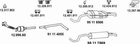 Eberspächer 12_504 - Система выпуска ОГ autosila-amz.com