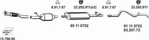 Eberspächer 12_015 - Система выпуска ОГ autosila-amz.com