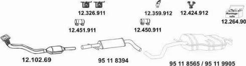 Eberspächer 12_020 - Система выпуска ОГ autosila-amz.com