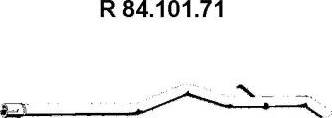 Eberspächer 84.101.71 - Труба выхлопного газа autosila-amz.com