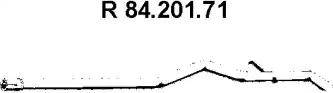 Eberspächer 84.201.71 - Труба выхлопного газа autosila-amz.com