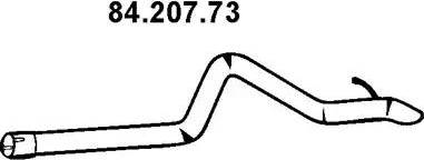 Eberspächer 84.207.73 - Труба выхлопного газа autosila-amz.com