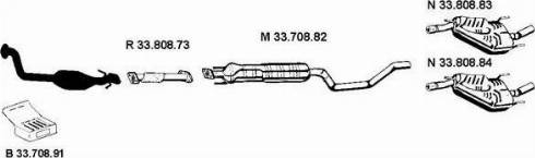 Eberspächer 332043 - Система выпуска ОГ autosila-amz.com