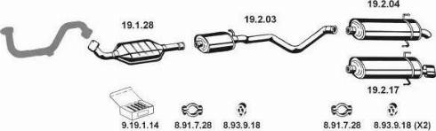 Eberspächer 263333 - Система выпуска ОГ autosila-amz.com