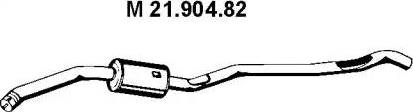 Eberspächer 21.904.82 - Средний глушитель выхлопных газов autosila-amz.com