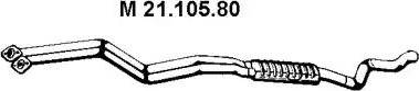 Eberspächer 21.105.80 - Средний глушитель выхлопных газов autosila-amz.com