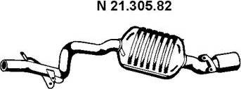 Eberspächer 21.305.82 - Глушитель выхлопных газов, конечный autosila-amz.com