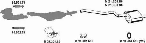 Eberspächer 212161 - Система выпуска ОГ autosila-amz.com