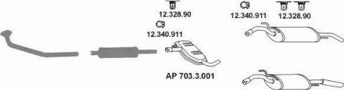 Eberspächer AP_2419 - Система выпуска ОГ autosila-amz.com