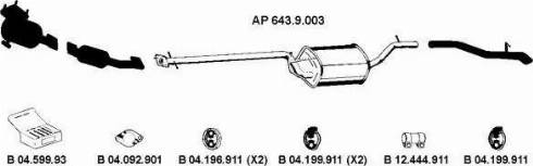 Eberspächer AP_2151 - Система выпуска ОГ autosila-amz.com