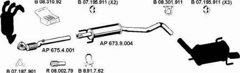 Eberspächer AP_2315 - Система выпуска ОГ autosila-amz.com