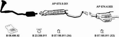 Eberspächer AP_2311 - Система выпуска ОГ autosila-amz.com