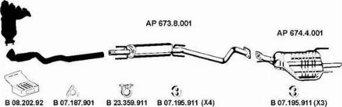 Eberspächer AP_2295 - Система выпуска ОГ autosila-amz.com