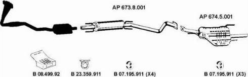 Eberspächer AP_2285 - Система выпуска ОГ autosila-amz.com