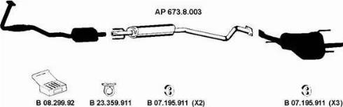 Eberspächer AP_2281 - Система выпуска ОГ autosila-amz.com