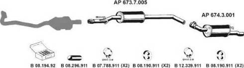 Eberspächer AP_2276 - Система выпуска ОГ autosila-amz.com