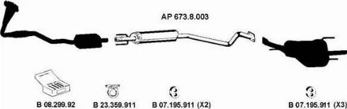 Eberspächer AP_2278 - Система выпуска ОГ autosila-amz.com