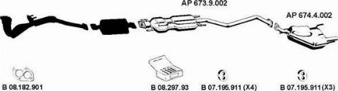 Eberspächer AP_2273 - Система выпуска ОГ autosila-amz.com