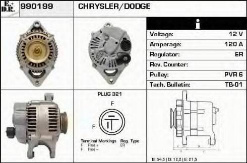 EDR 990199 - Генератор autosila-amz.com