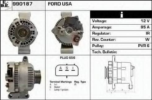 EDR 990187 - Генератор autosila-amz.com