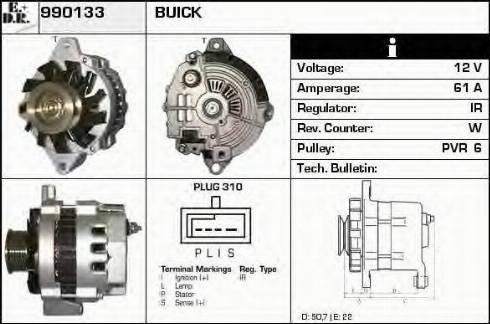 EDR 990133 - Генератор autosila-amz.com