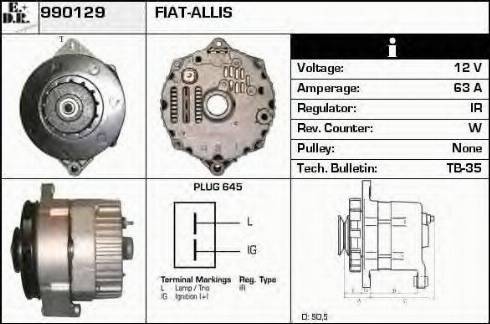 EDR 990129 - Генератор autosila-amz.com