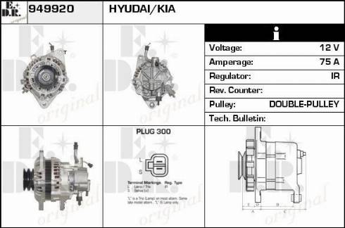 EDR 949920 - Генератор autosila-amz.com